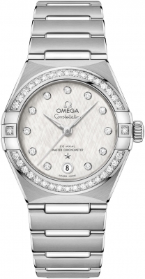 Buy this new Omega Constellation Co-Axial Master Chronometer 29mm 131.15.29.20.52.001 ladies watch for the discount price of £7,664.00. UK Retailer.