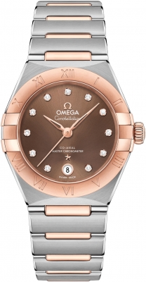 Buy this new Omega Constellation Co-Axial Master Chronometer 29mm 131.20.29.20.63.001 ladies watch for the discount price of £7,832.00. UK Retailer.