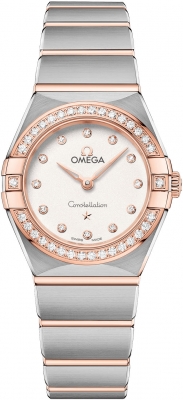 Buy this new Omega Constellation Quartz 25mm 131.25.25.60.52.001 ladies watch for the discount price of £6,952.00. UK Retailer.