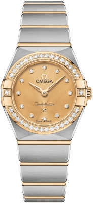 Buy this new Omega Constellation Quartz 25mm 131.25.25.60.58.001 ladies watch for the discount price of £6,952.00. UK Retailer.