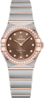 Buy this new Omega Constellation Quartz 25mm 131.25.25.60.63.001 ladies watch for the discount price of £6,133.00. UK Retailer.