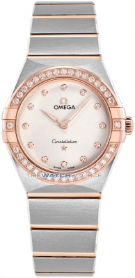 Buy this new Omega Constellation Quartz 28mm 131.25.28.60.52.001 ladies watch for the discount price of £7,656.00. UK Retailer.