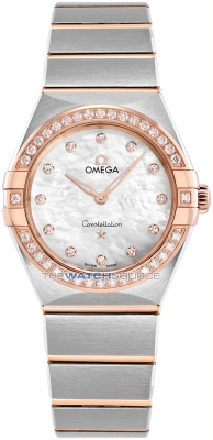 Buy this new Omega Constellation Quartz 28mm 131.25.28.60.55.001 ladies watch for the discount price of £8,184.00. UK Retailer.