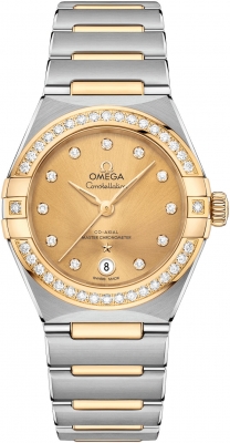 Buy this new Omega Constellation Co-Axial Master Chronometer 29mm 131.25.29.20.58.001 ladies watch for the discount price of £11,440.00. UK Retailer.