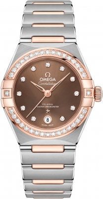 Buy this new Omega Constellation Co-Axial Master Chronometer 29mm 131.25.29.20.63.001 ladies watch for the discount price of £11,440.00. UK Retailer.