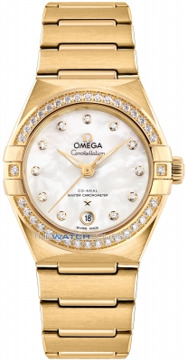 Buy this new Omega Constellation Co-Axial Master Chronometer 29mm 131.55.29.20.55.002 ladies watch for the discount price of £26,400.00. UK Retailer.