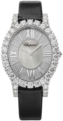 Buy this new Chopard L'Heure Du Diamant Oval 139383-1201 ladies watch for the discount price of £78,030.00. UK Retailer.