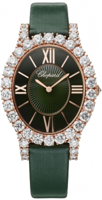 Buy this new Chopard L'Heure Du Diamant Oval 139383-5009 ladies watch for the discount price of £56,185.00. UK Retailer.