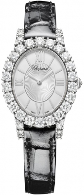 Buy this new Chopard L'Heure Du Diamant Oval 139384-1104 ladies watch for the discount price of £45,390.00. UK Retailer.