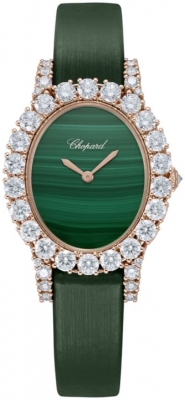 Buy this new Chopard L'Heure Du Diamant Oval 139384-5011 ladies watch for the discount price of £41,225.00. UK Retailer.