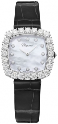 Buy this new Chopard L'Heure Du Diamant Cushion 13A386-1106 ladies watch for the discount price of £45,280.00. UK Retailer.