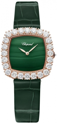 Buy this new Chopard L'Heure Du Diamant Cushion 13A386-5111 ladies watch for the discount price of £42,330.00. UK Retailer.