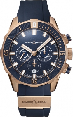 Buy this new Ulysse Nardin Diver Chronograph 44mm 1502-170-3/93 mens watch for the discount price of £30,557.50. UK Retailer.