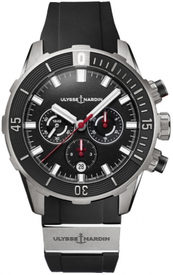 Buy this new Ulysse Nardin Diver Chronograph 44mm 1503-170-3/92 mens watch for the discount price of £8,372.00. UK Retailer.