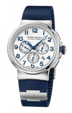 Buy this new Ulysse Nardin Marine Chronograph Manufacture 43mm 1503-150-3/60 mens watch for the discount price of £9,200.00. UK Retailer.
