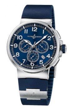 Buy this new Ulysse Nardin Marine Chronograph Manufacture 43mm 1503-150-3/63 mens watch for the discount price of £9,200.00. UK Retailer.