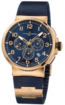 Buy this new Ulysse Nardin Marine Chronograph Manufacture 43mm 1506-150LE-3/63-vb VOYAGE BLEU mens watch for the discount price of £26,070.00. UK Retailer.