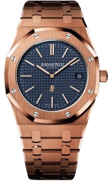 Buy this new Audemars Piguet Royal Oak Jumbo Extra Thin 39mm 15202or.oo.1240or.01 mens watch for the discount price of £46,645.00. UK Retailer.