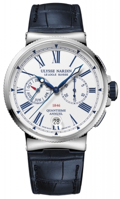 Buy this new Ulysse Nardin Marine Chronograph Annual Calendar 43mm 1533-150/e0 mens watch for the discount price of &pound;11,696.00. UK Retailer.