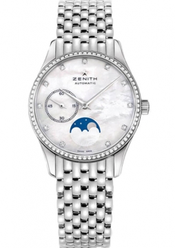 Buy this new Zenith Elite Ultra Thin Lady Moonphase 33mm 16.2310.692/81.m2310 ladies watch for the discount price of £6,460.00. UK Retailer.