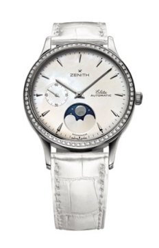 Buy this new Zenith Elite Ultra Thin Lady Moonphase 33mm 16.1225.692/80.c664 ladies watch for the discount price of £7,840.00. UK Retailer.