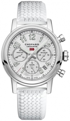 Buy this new Chopard Mille Miglia Classic Chronograph 39mm 168588-3001 ladies watch for the discount price of £3,801.00. UK Retailer.