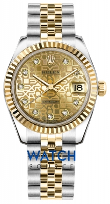 Buy this new Rolex Datejust 31mm Stainless Steel and Yellow Gold 178273 ...
