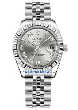 Buy this new Rolex Datejust 31mm Stainless Steel 178274 Rhodium Roman Jubilee ladies watch for the discount price of &pound;7,000.00. UK Retailer.