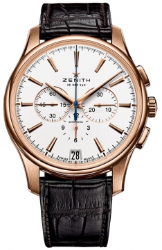 Buy this new Zenith Captain Chronograph 18.2111.400/01.c498 mens watch for the discount price of £10,895.00. UK Retailer.