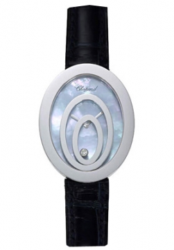 Buy this new Chopard Happy Sport Oval 5 Floating Diamonds 207193-1005 ladies watch for the discount price of &pound;4,780.00. UK Retailer.