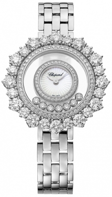 Buy this new Chopard Happy Diamonds 209437-1601 ladies watch for the discount price of £54,060.00. UK Retailer.