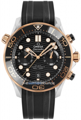 Buy this new Omega Seamaster Diver 300m Co-Axial Master Chronometer Chronograph 44mm 210.22.44.51.01.001 mens watch for the discount price of £9,768.00. UK Retailer.