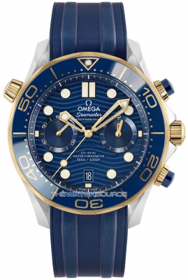 Buy this new Omega Seamaster Diver 300m Co-Axial Master Chronometer Chronograph 44mm 210.22.44.51.03.001 mens watch for the discount price of £9,768.00. UK Retailer.