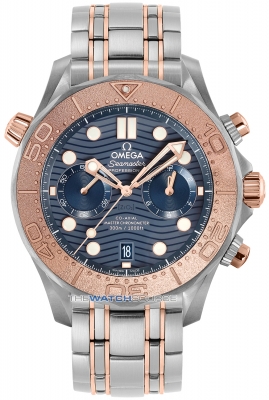 Buy this new Omega Seamaster Diver 300m Co-Axial Master Chronometer Chronograph 44mm 210.60.44.51.03.001 mens watch for the discount price of £19,096.00. UK Retailer.