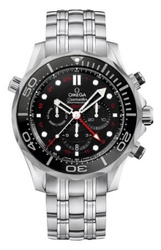 Buy this new Omega Seamaster Diver 300m Co-Axial GMT Chronograph 44mm 212.30.44.52.01.001 mens watch for the discount price of £4,361.00. UK Retailer.
