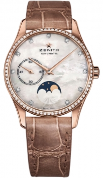 Buy this new Zenith Elite Ultra Thin Lady Moonphase 33mm 22.2310.692/81.c709 ladies watch for the discount price of £8,890.00. UK Retailer.