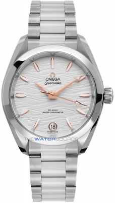 Buy this new Omega Aqua Terra 150m Master Co-Axial 34mm 220.10.34.20.02.001 ladies watch for the discount price of £5,074.00. UK Retailer.