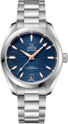 Buy this new Omega Aqua Terra 150m Master Co-Axial 34mm 220.10.34.20.03.001 ladies watch for the discount price of £5,192.00. UK Retailer.