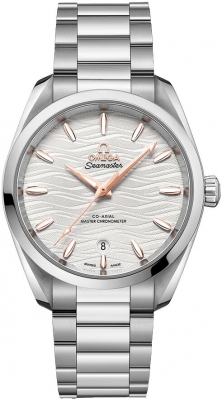 Buy this new Omega Aqua Terra 150M Co-Axial Master Chronometer 38mm 220.10.38.20.02.002 ladies watch for the discount price of £5,192.00. UK Retailer.