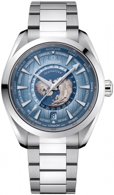 Omega Aqua Terra 150M GMT Worldtimer Co-Axial 43mm 220.10.43.22.03.002 watch