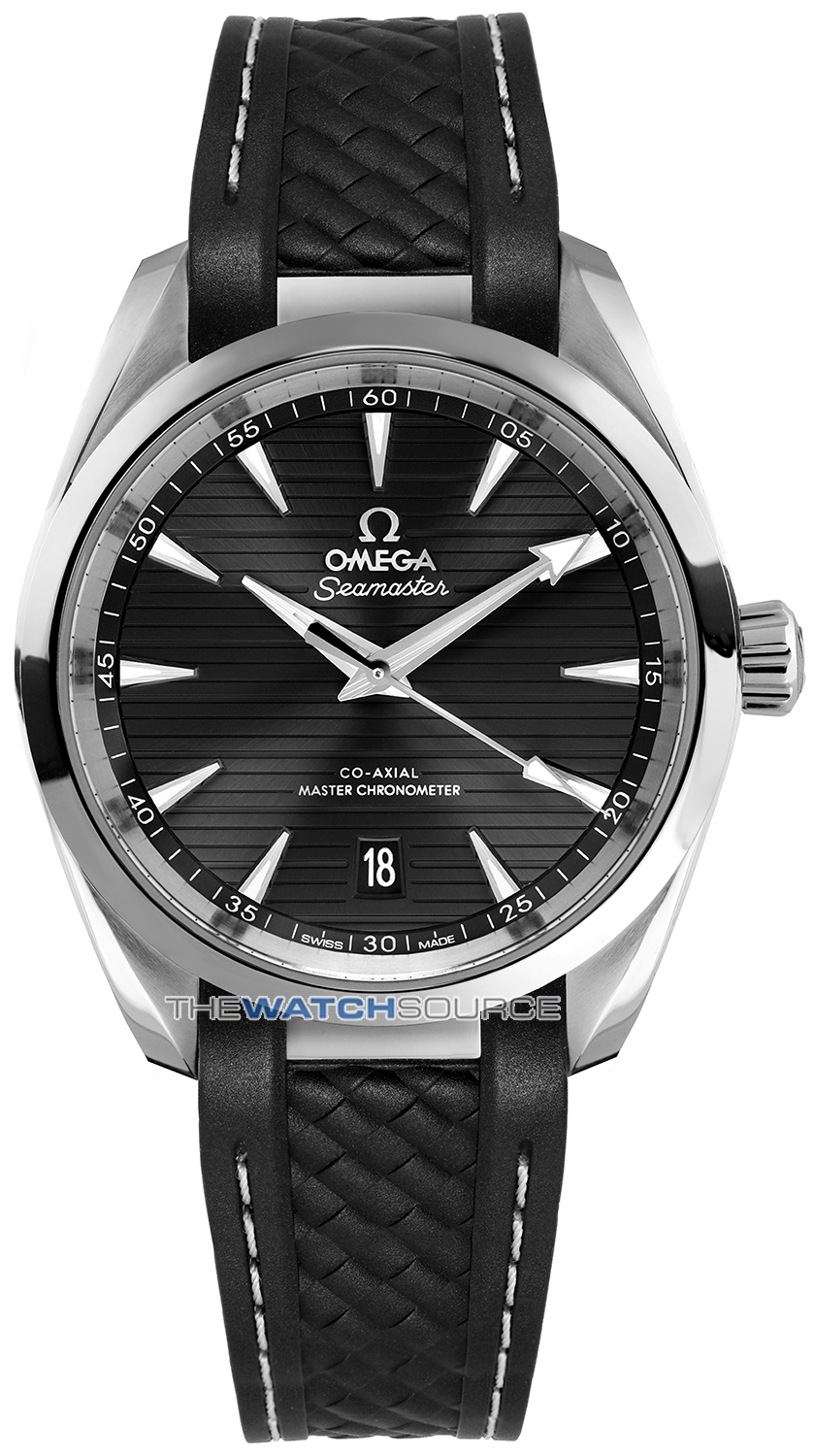 omega aqua terra 38mm rubber strap