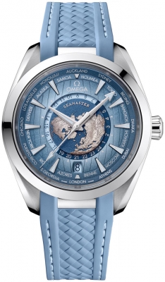 Omega Aqua Terra 150M GMT Worldtimer Co-Axial 43mm 220.12.43.22.03.002 watch