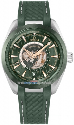 Omega Aqua Terra 150M GMT Worldtimer Co-Axial 43mm 220.32.43.22.10.001 watch