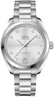 Buy this new Omega Aqua Terra 150m Master Co-Axial 34mm 220.10.34.20.60.001 ladies watch for the discount price of £5,192.00. UK Retailer.