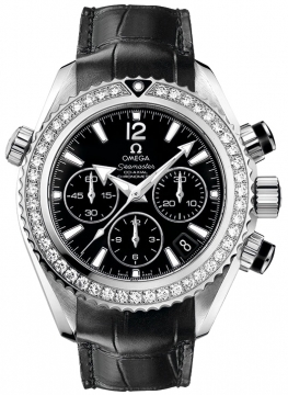 Buy this new Omega Planet Ocean Chronograph 222.18.38.50.01.001 midsize watch for the discount price of &pound;8,235.00. UK Retailer.