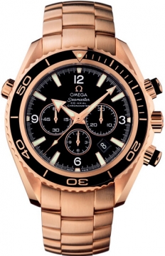 Buy this new Omega Planet Ocean Chronograph 222.60.46.50.01.001 mens watch for the discount price of £26,930.00. UK Retailer.