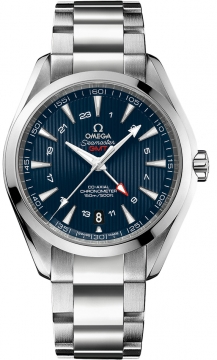 Buy this new Omega Aqua Terra 150m GMT 231.10.43.22.03.001 mens watch for the discount price of £4,990.00. UK Retailer.