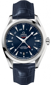 Buy this new Omega Aqua Terra 150m GMT 231.13.43.22.03.001 mens watch for the discount price of £4,630.00. UK Retailer.