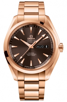 Buy this new Omega Aqua Terra Annual Calendar 43mm 231.50.43.22.06.003 mens watch for the discount price of £26,112.00. UK Retailer.
