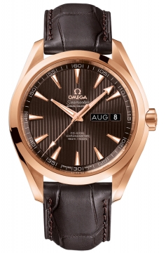 Buy this new Omega Aqua Terra Annual Calendar 43mm 231.53.43.22.06.003 mens watch for the discount price of £17,307.00. UK Retailer.